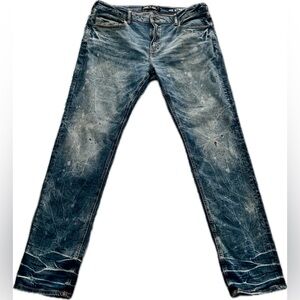 PRPS Distressed Blue Straight Jeans